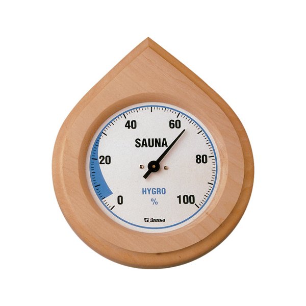 Holz-Sauna-Hygrometer, Tropfen