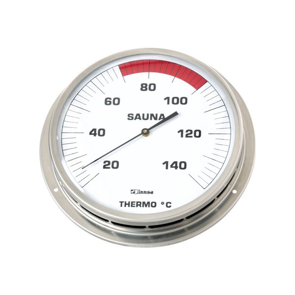 Finnsa Sauna-Thermometer Klassik mit Flansch