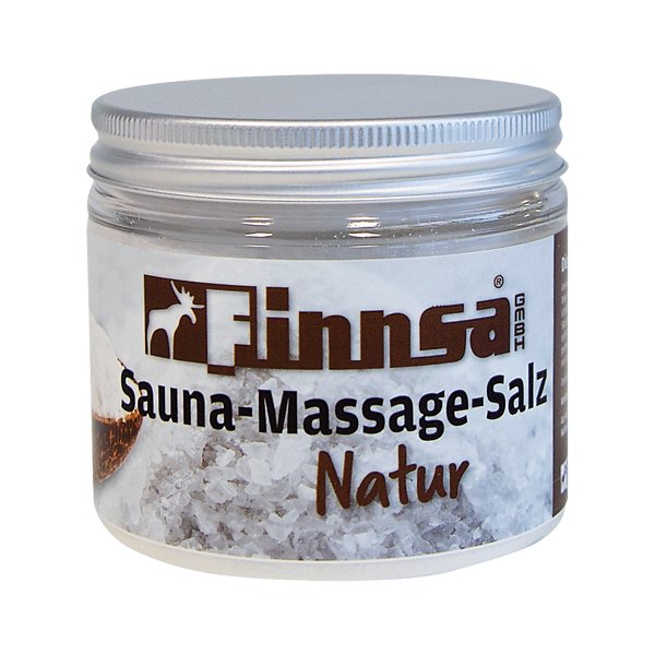 Sauna-Massage-Salz natur, 200g Dose