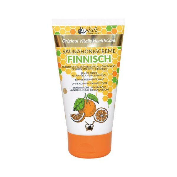 Vitalis Saunahonigcreme, 150 g Tube, Finnisch