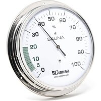 Sauna-Hygrometer, 130mm, Flansch, neue Skala