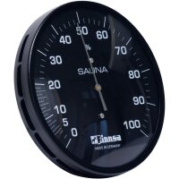 Sauna-Hygrometer Ø 13 cm - schwarz