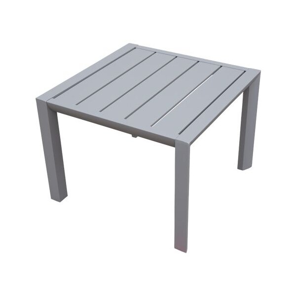 Tisch Sunset, Aluminium, grau