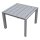 Tisch Sunset, Aluminium, grau