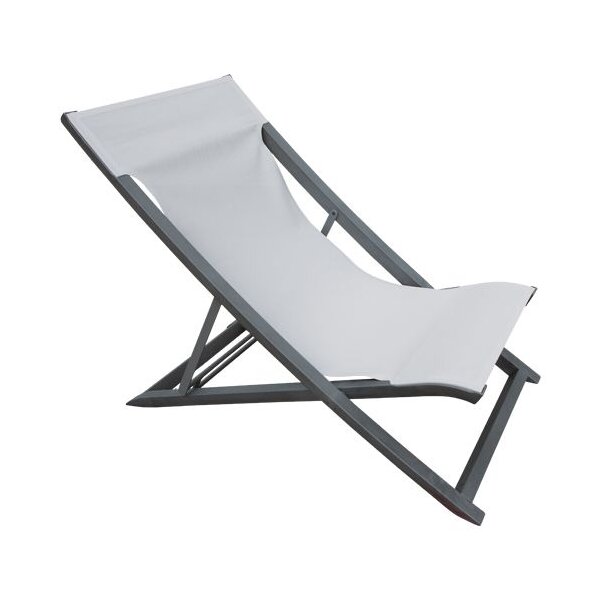 Deckchair Sunset, vulkan-schwarz/grau