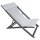 Deckchair Sunset, vulkan-schwarz/grau