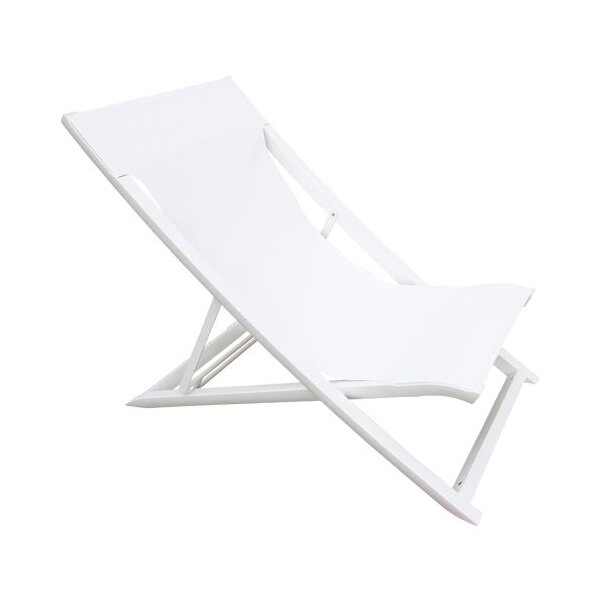 Deckchair Sunset, weiß/weiß