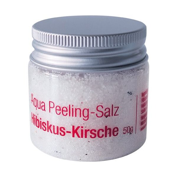 Aqua-Peeling-Salz Hibiskus-Kirsche, 50 g