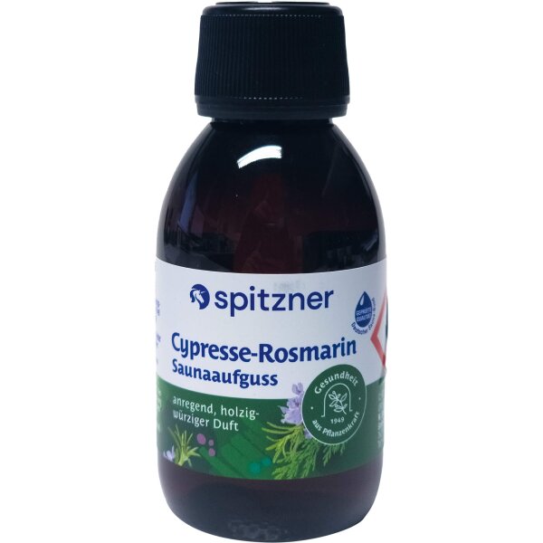Spitzner Sauna-Aufguss Cypresse-Rosmarin 125 ml
