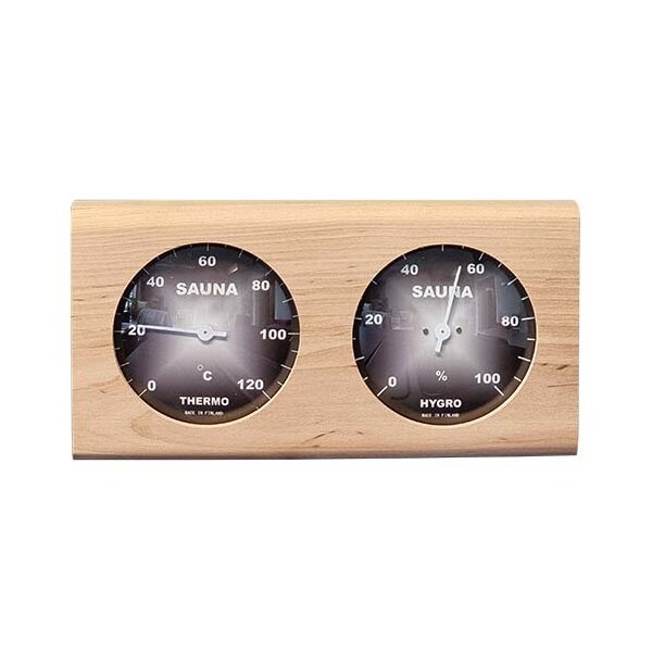 Sauna-Hygrotherm, Holz, anthrazit