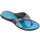 Damen V-Strap Slipper, türkis/blau, Größe 37