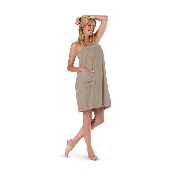 Kuschel-Kilt Teddy Plüsch taupe