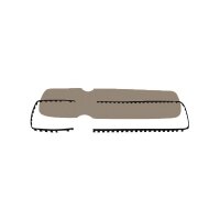 Bezug für ALFA/OMEGA, tortora/schwarz