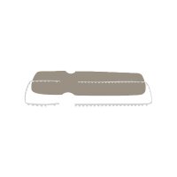 Bezug für ALFA/OMEGA, tortora/weiß