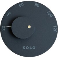 Kolo Thermometer Ø 12 cm, schwarz