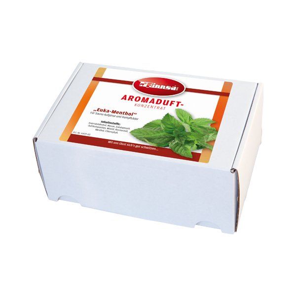 Aroma-Duftbox 15 ml Miniaturflasche 24x15 ml sortenrein Euka-Menthol