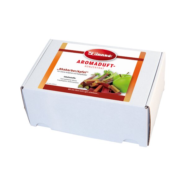 Aroma-Duftbox 15 ml Miniaturflasche 24x15 ml sortenrein Rhabarber-Apfel