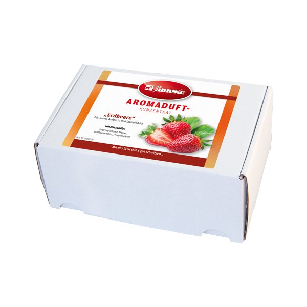 Aroma-Duftbox 15 ml Miniaturflasche 24x15 ml sortenrein Erdbeere