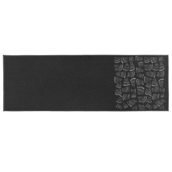 Sauna Sitzunterlage Pino 50x150 cm schwarz