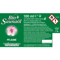 Unterweger BIO Saunaöl 100 ml Pflaume