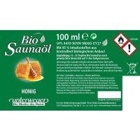 Unterweger BIO Saunaöl 100 ml Honig