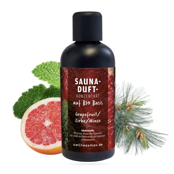 Wellnessmax Bio Sauna-Aufguss Grapefruit/Zirbe/Minze*